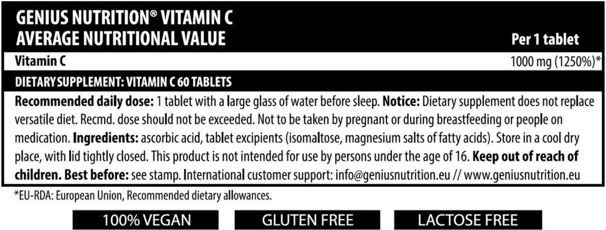 Vitamine C - 60 tabletten