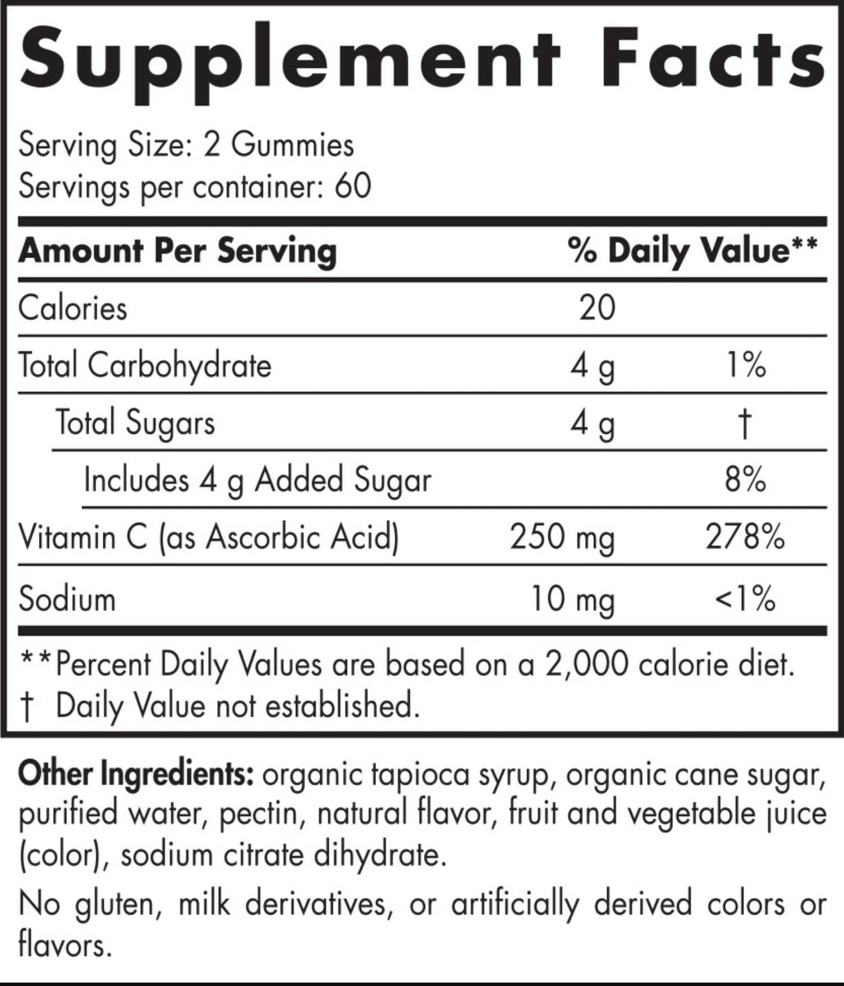 Vitamin C Gummies Sport 250 mg - 120 gummies