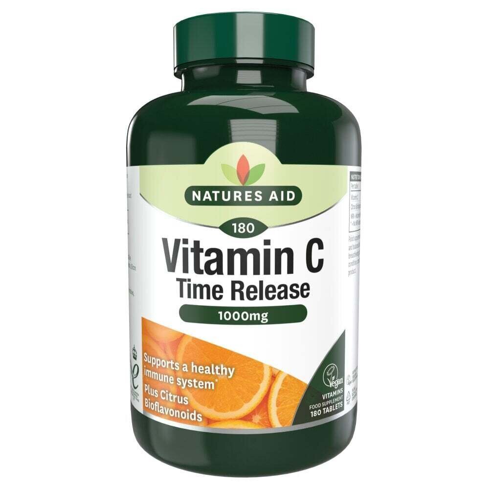 Vitaminas C su ilgalaikiu išsiskyrimu (vitamino C laiko išsiskyrimas) 1000 mg 90 tabletės