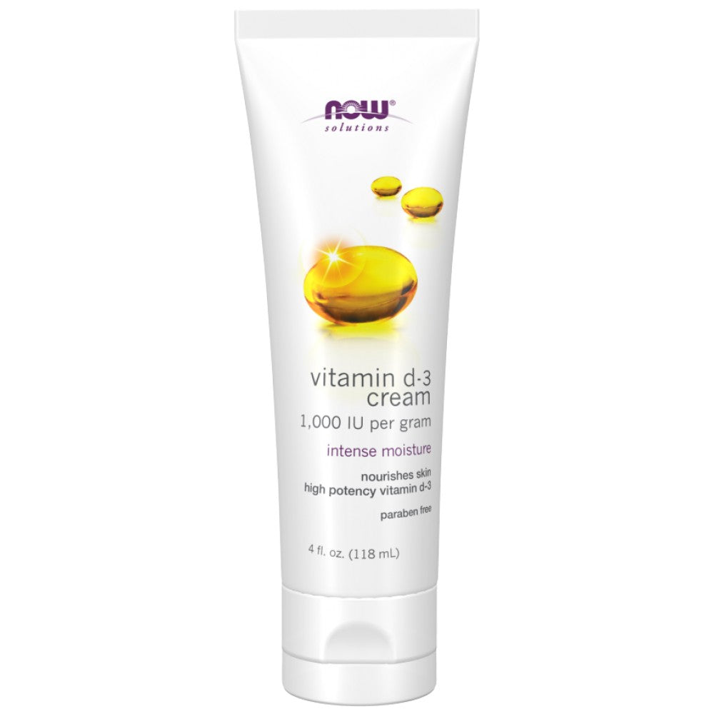 Krém na vitamin D-3 1000 IU na gram | Paraben Free - 118 ml