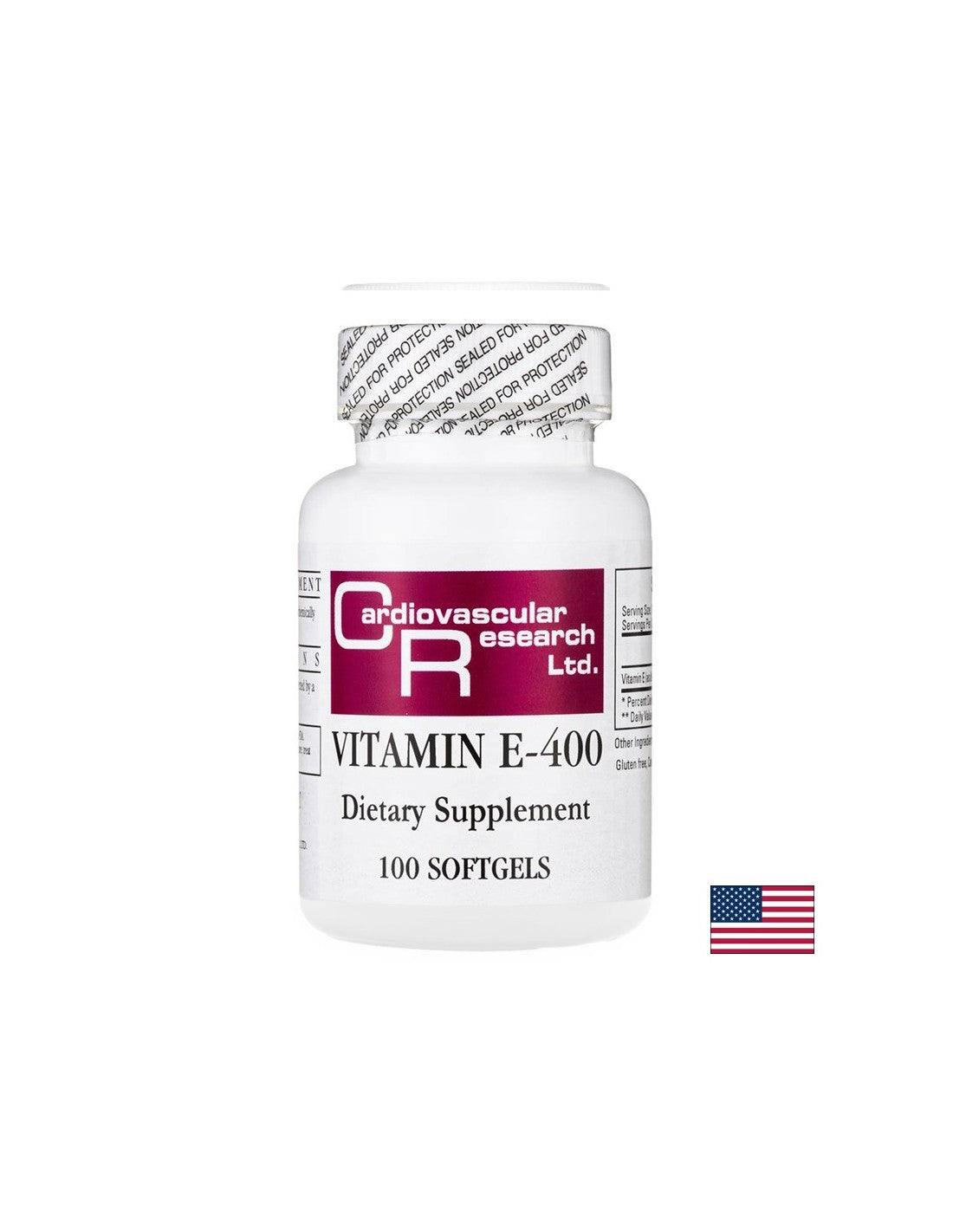 Vitamin E-400 - Vitamin E-400 360 mg, 100 softgel capsules Ecological Formulas