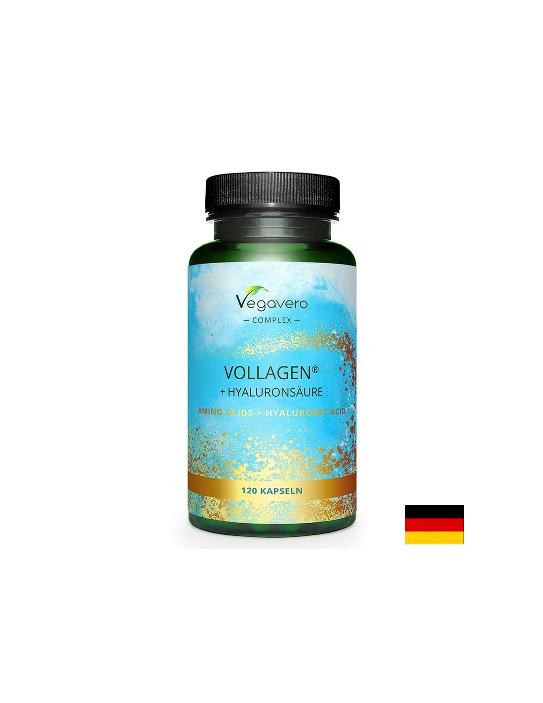 Cabello y piel - Aminoácidos + Ácido hialurónico Vollagen, 120 cápsulas <tc>Vegavero</tc>