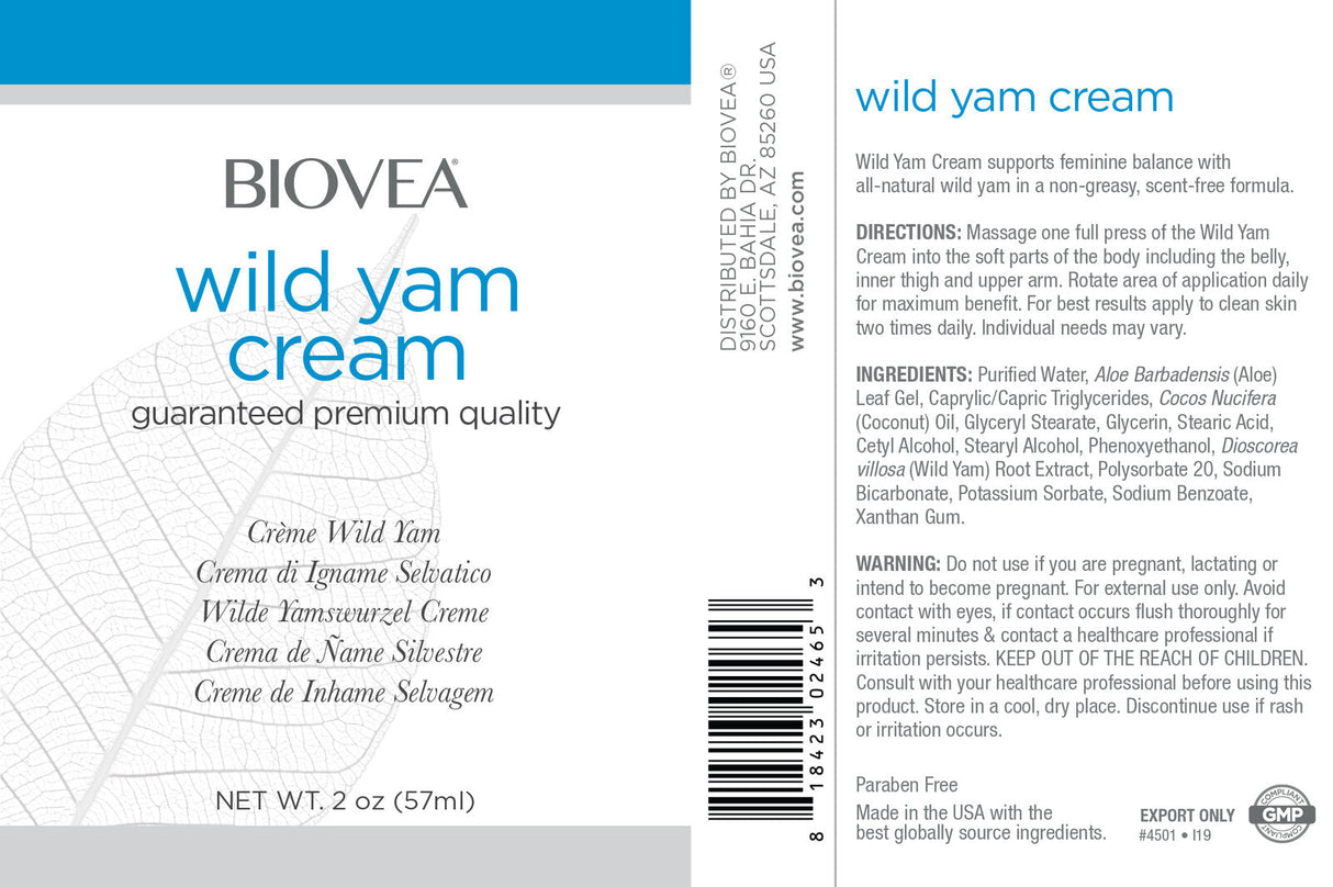 Wild Yam Cream - 0.057