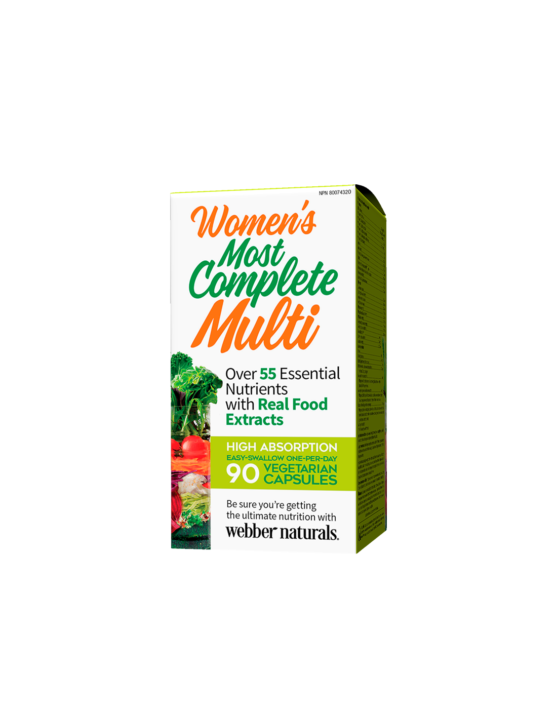 Multivitamíny pro ženy – ženské nejkompletnější multi, 90 V kapsle <tc>Webber Naturals</tc>