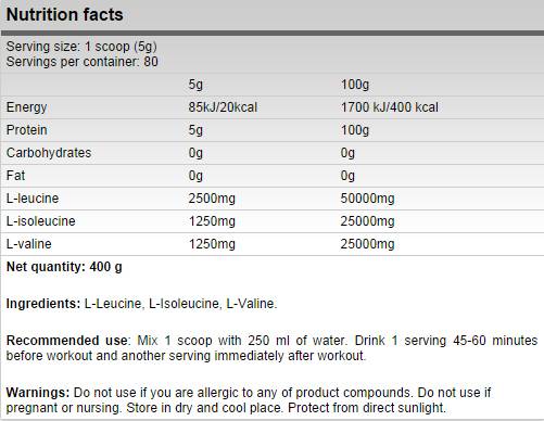 Xtreme BCAA 5000 - 400 grams