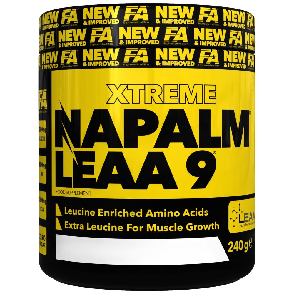 Xtreme Napalm LEAA 9 | Leucine Enriched Essential Amino Acids - 240 grams