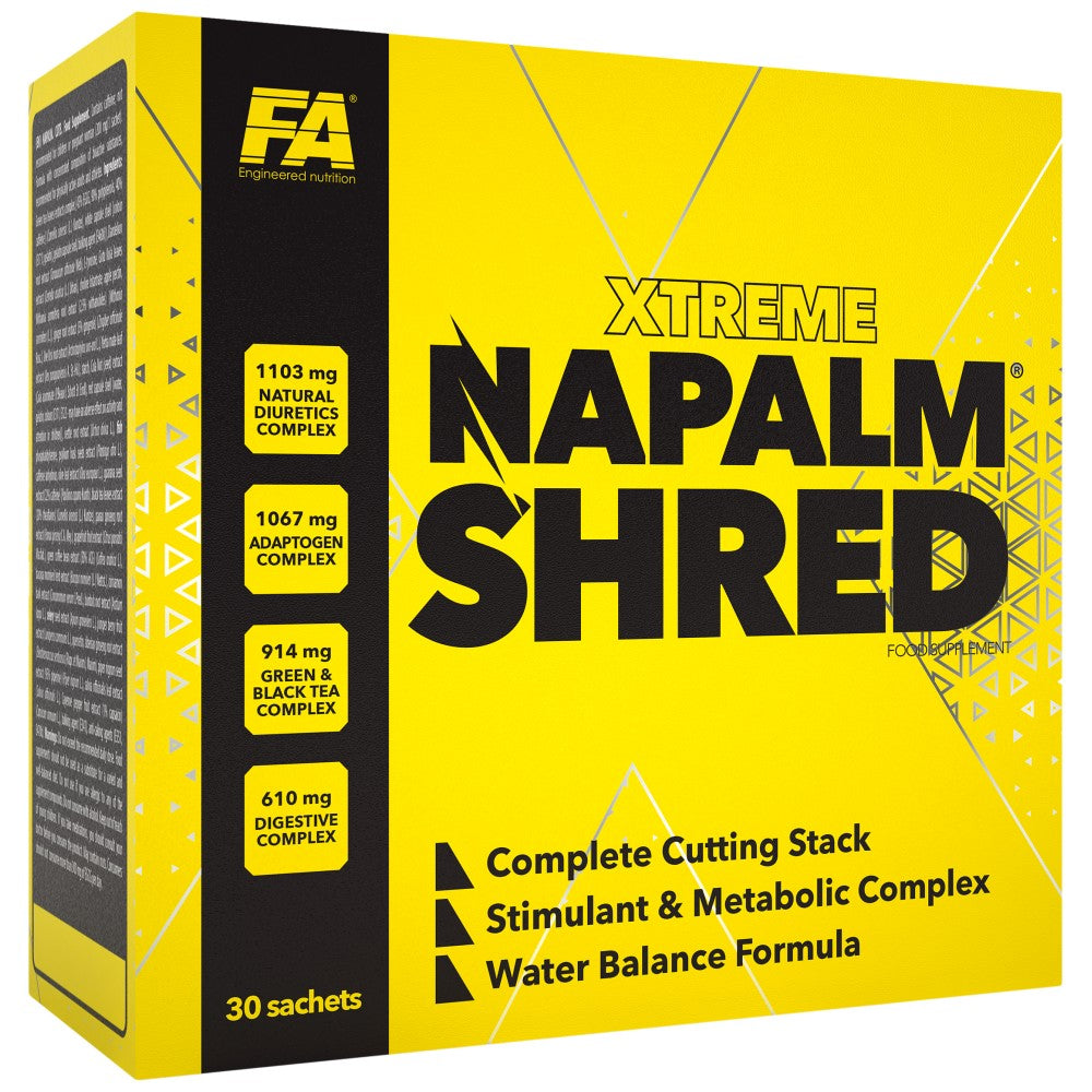 Xtreme Napalm Shred | Complete Cutting Stack - 30 Packs