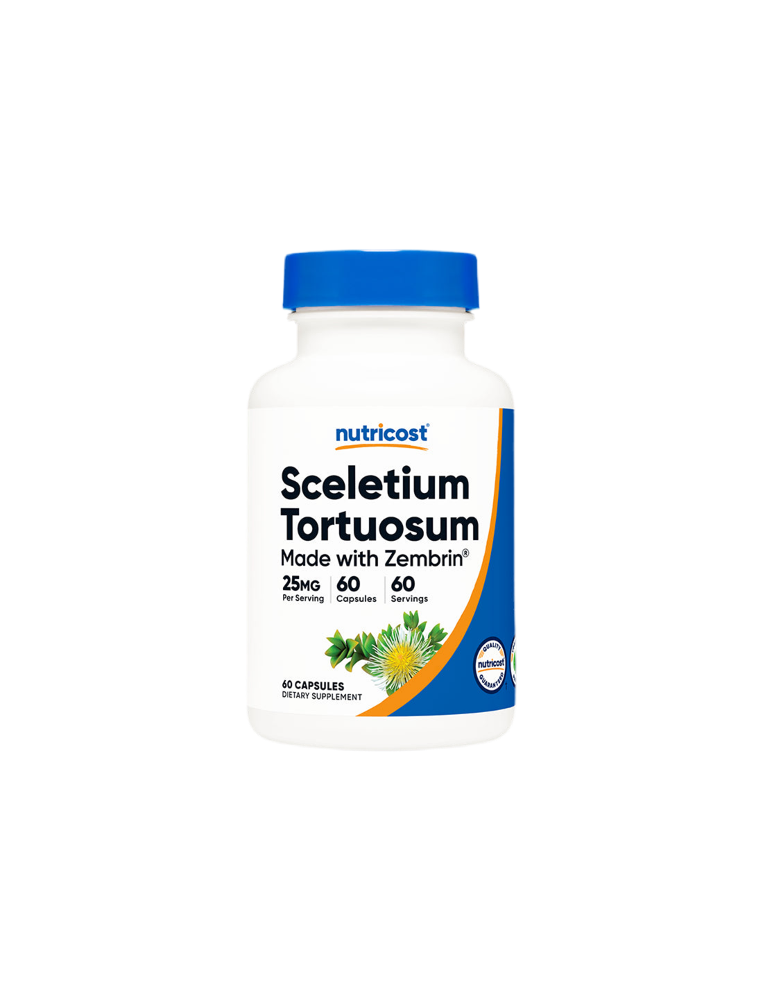 Stresas ir nerimas - zambrin (Sceletium tortuosum), 25 mg x 60 kapsulės „Nutricost“