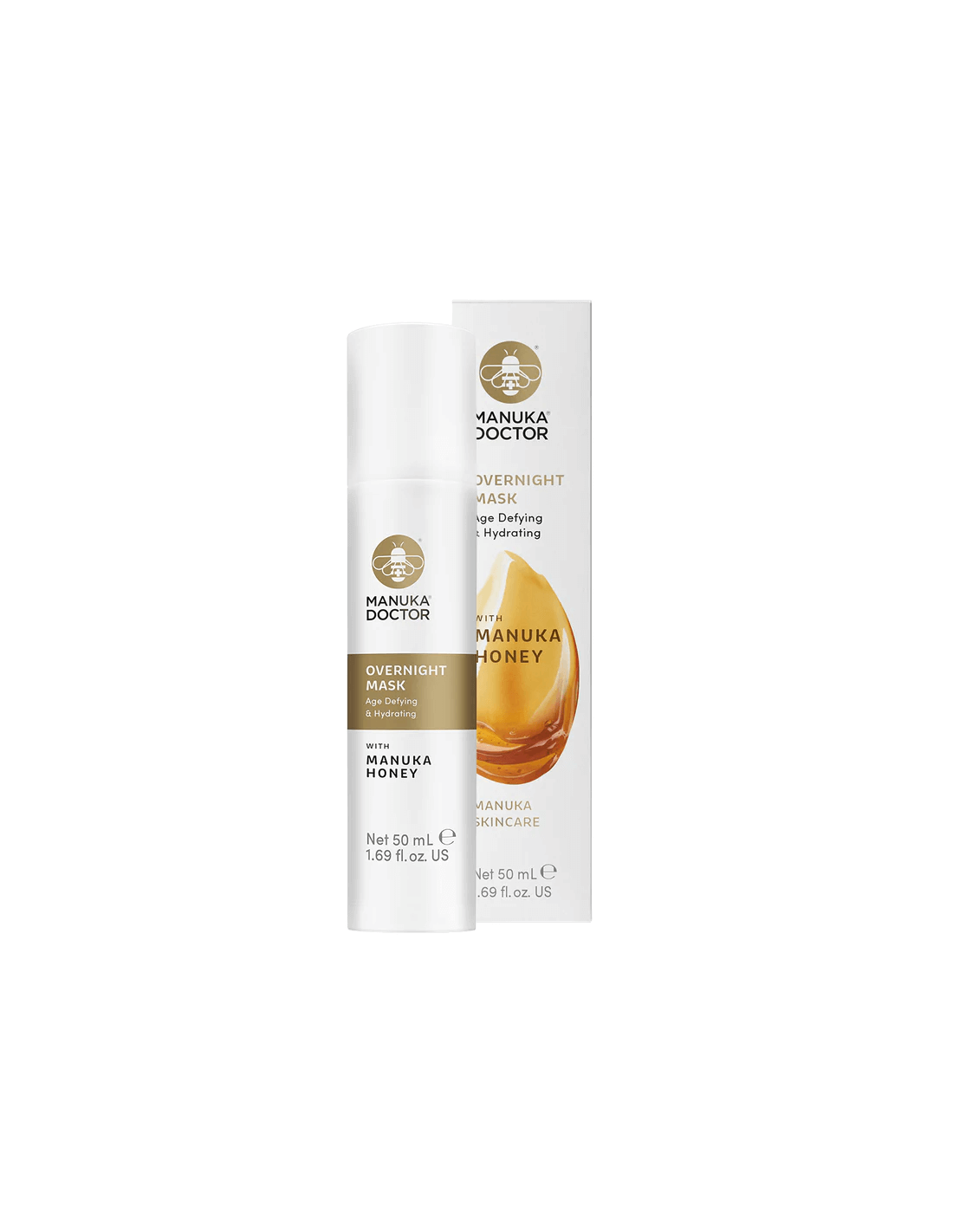 Noche de mascarilla antienvejecimiento con miel de manuka, 50 ml