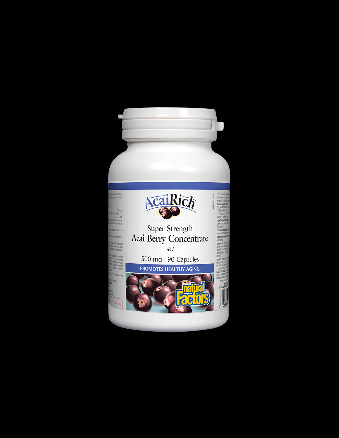 Acai Berry Concentrat 4: 1 500 mg - 90 kapsułek