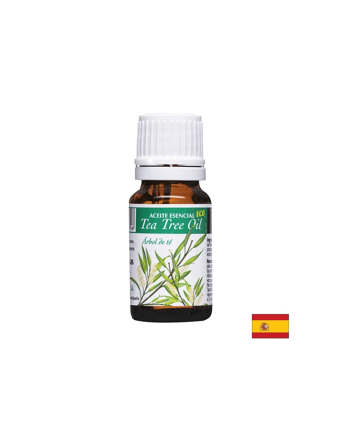 Organic tea tree essential oil - antiseptic and antifungal effect - Aceite Esencial Eco Tea Tree Oil, 10 ml