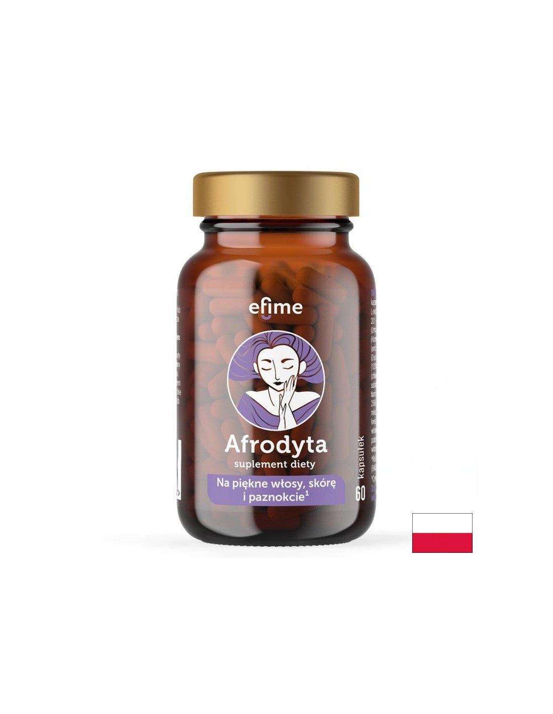 Afrodyta - włosy, skóra i paznokcie, 60 kapsułek