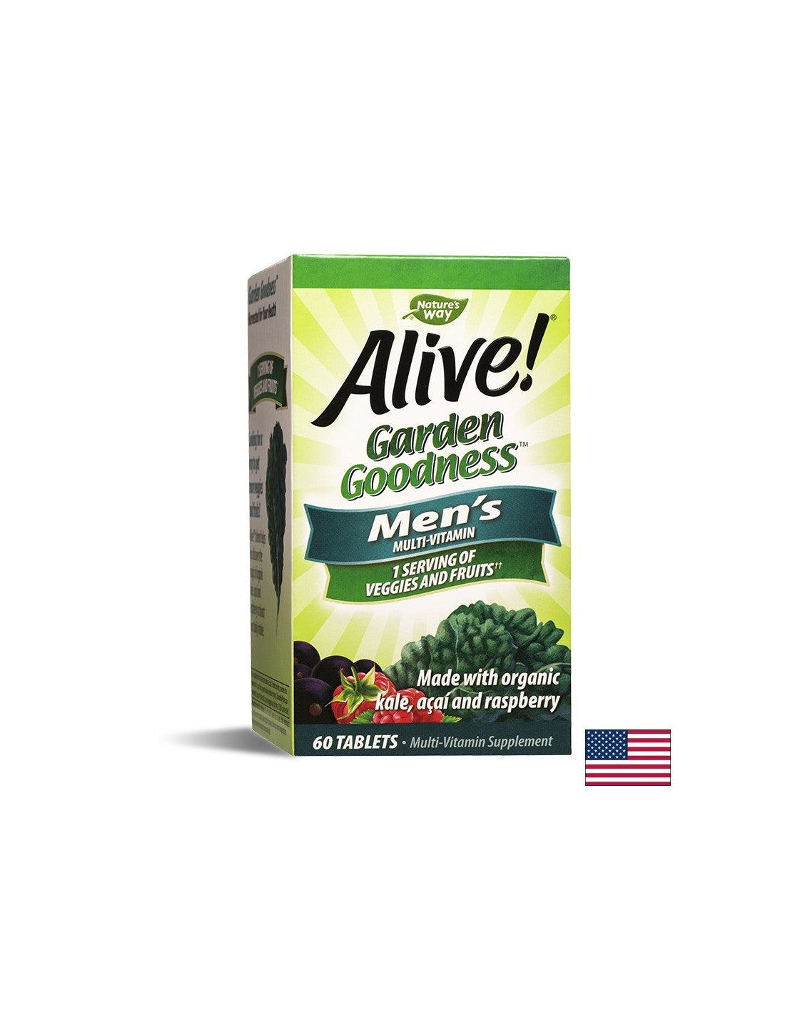 Alive! Garden Goodness Men's Multi - 60 Tablets