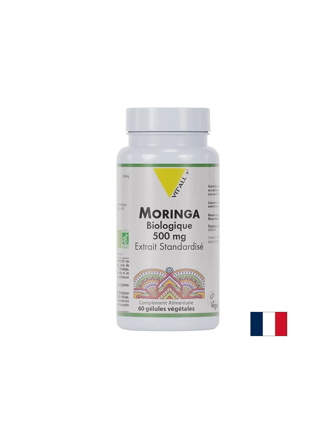 Antioxidant and strong immunity - Moringa, ORGANIC, 500 mg x 60 capsules
