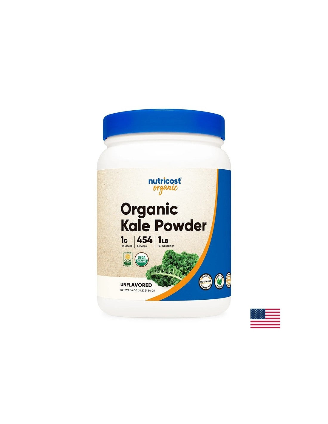 Antioxidant - Kale organic, 454 g Nutricost powder - Nutra Best Europe