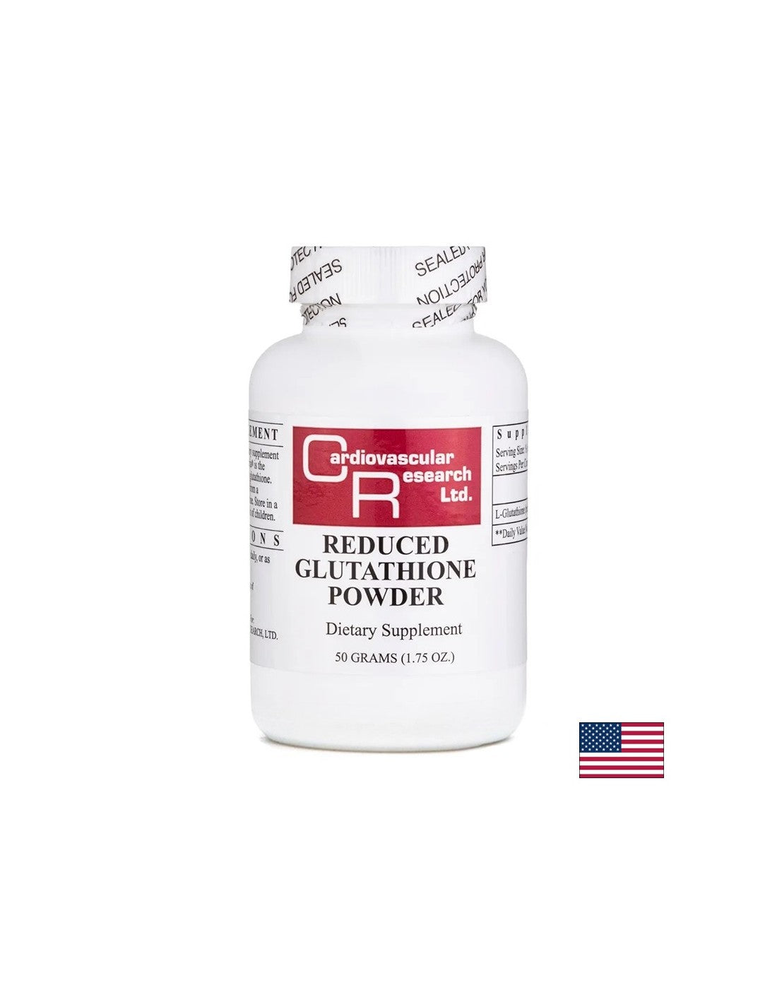 Antioxidant Protection and Liver Health - Reduced L-Glutathione Sertria, 50g Powder