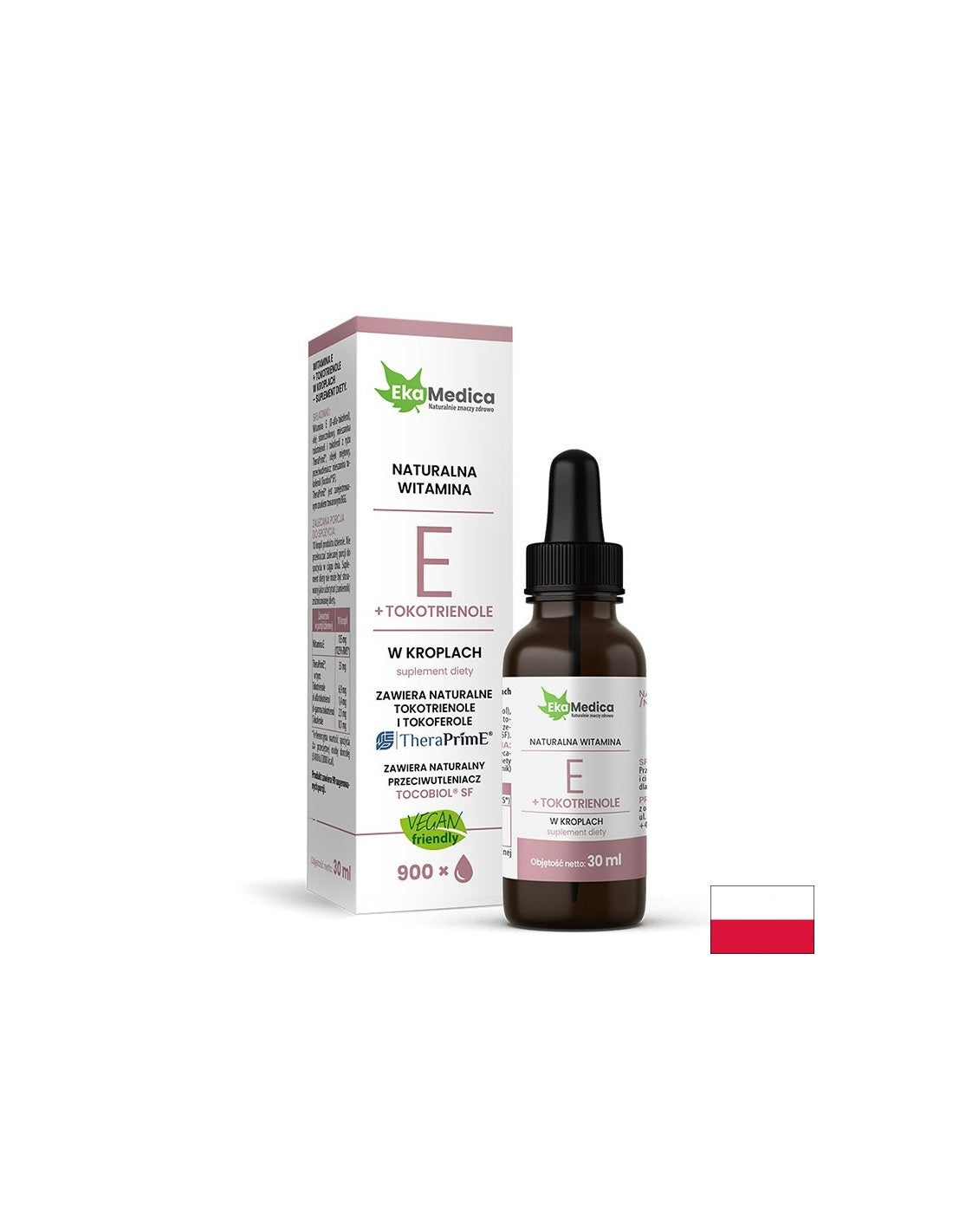 Antioxidant - Vitamin E drops, 30 ml EkaMedica - Nutra Best Europe