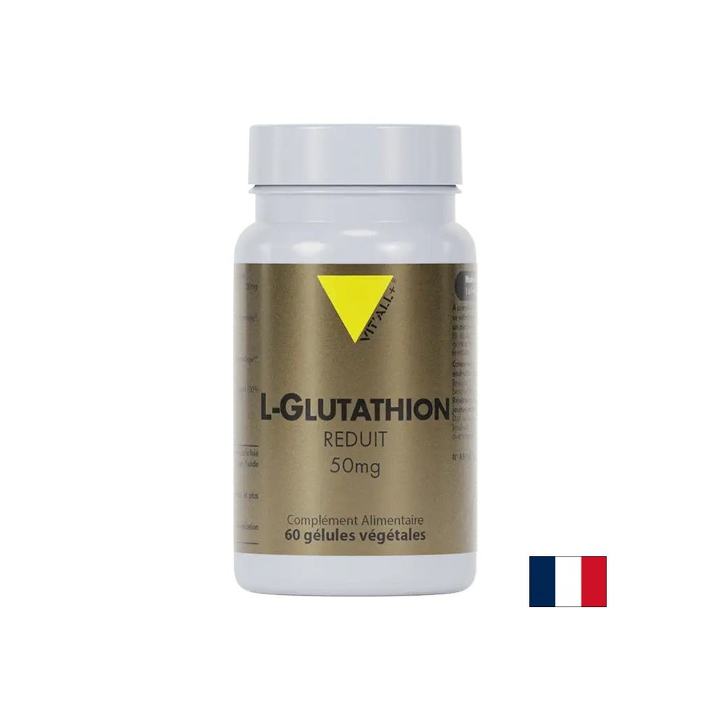Antioxidant protection and liver health - L-Glutathione (reduced), 50 mg x 60 capsules