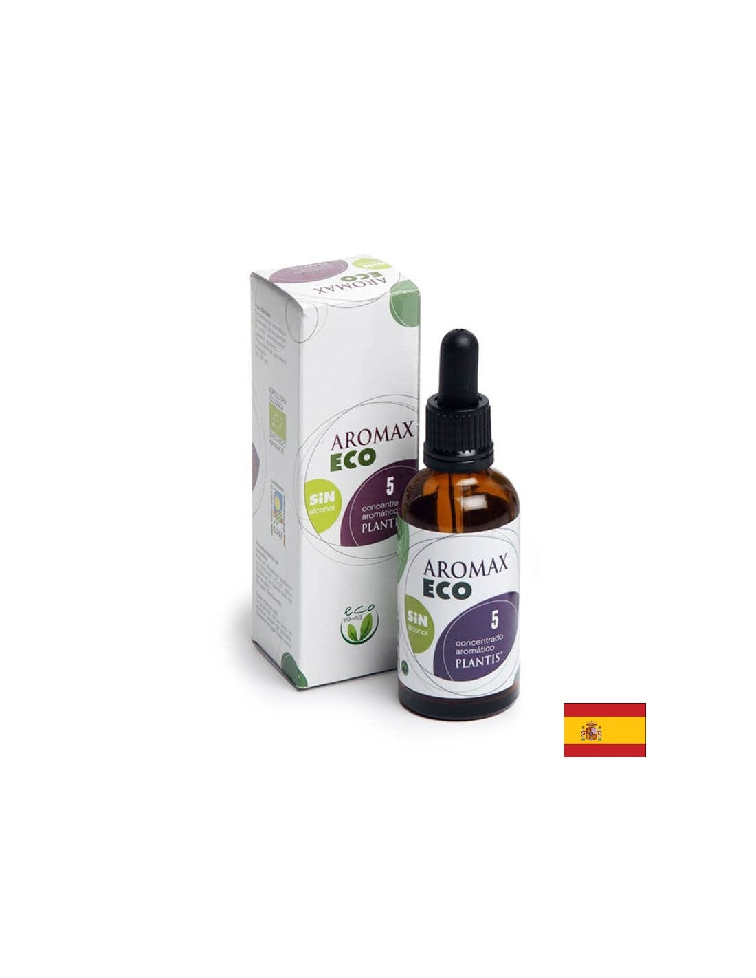 Herbal tincture for detoxification - Aromax Eco 5 Plantis®, without alcohol, 50 ml