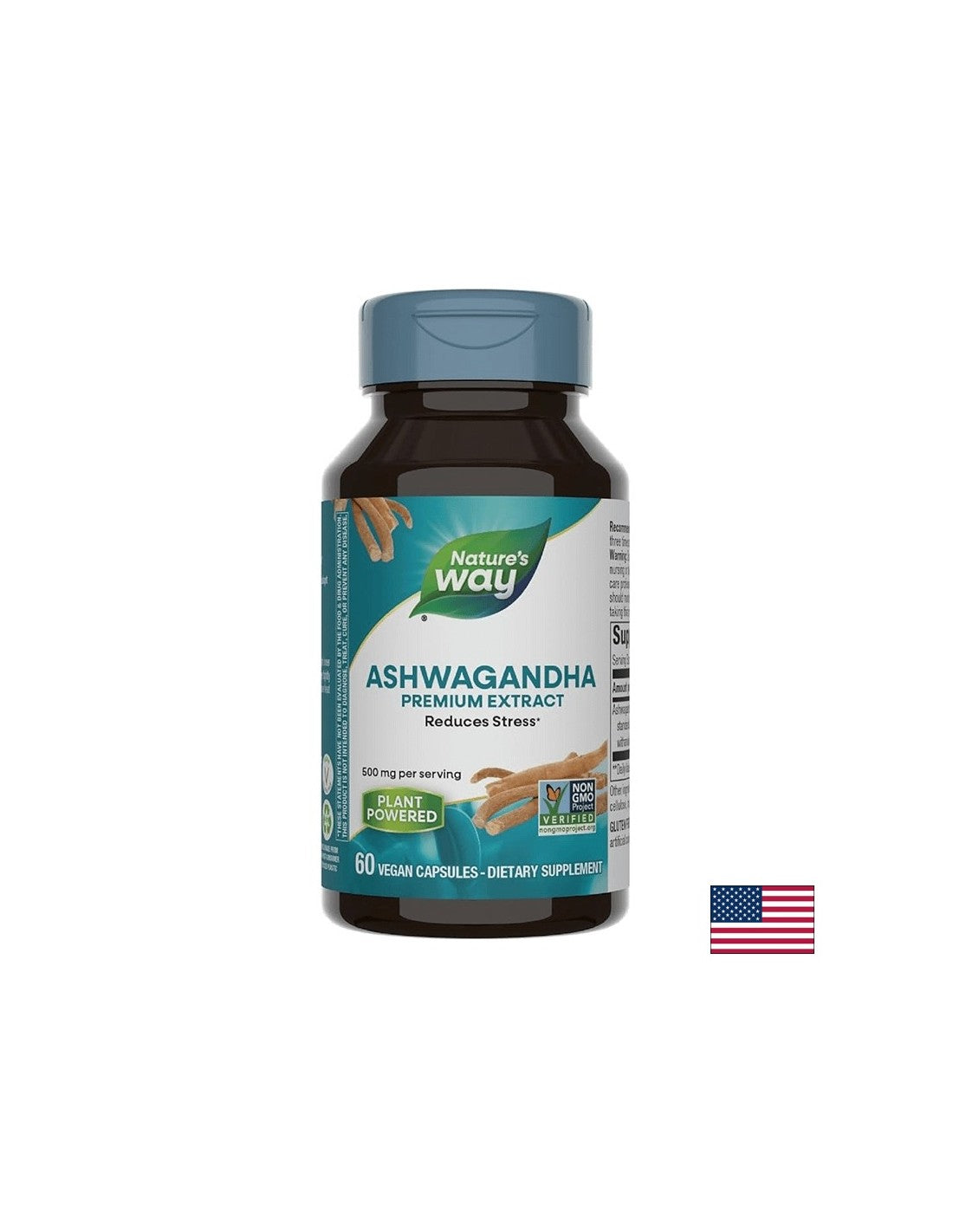 Ashwagandha 500 mg - 60 capsules