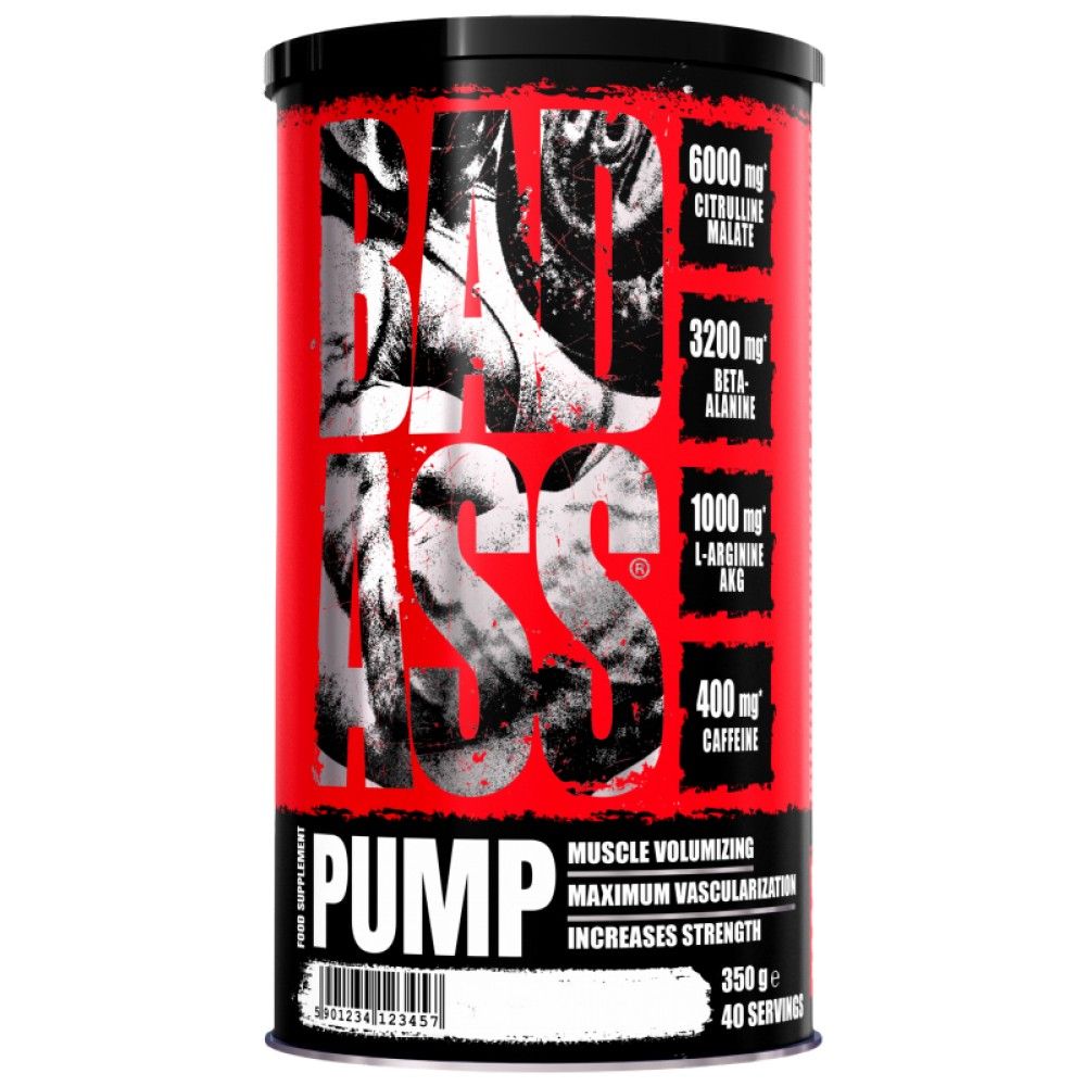 <tc>BAD ASS</tc> PUMP | Kompletní předtréninkový přípravek - 350 gramů