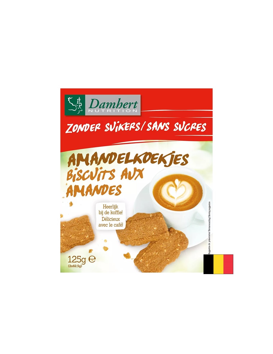 Mandlové sušenky (bez cukru), 125 g
