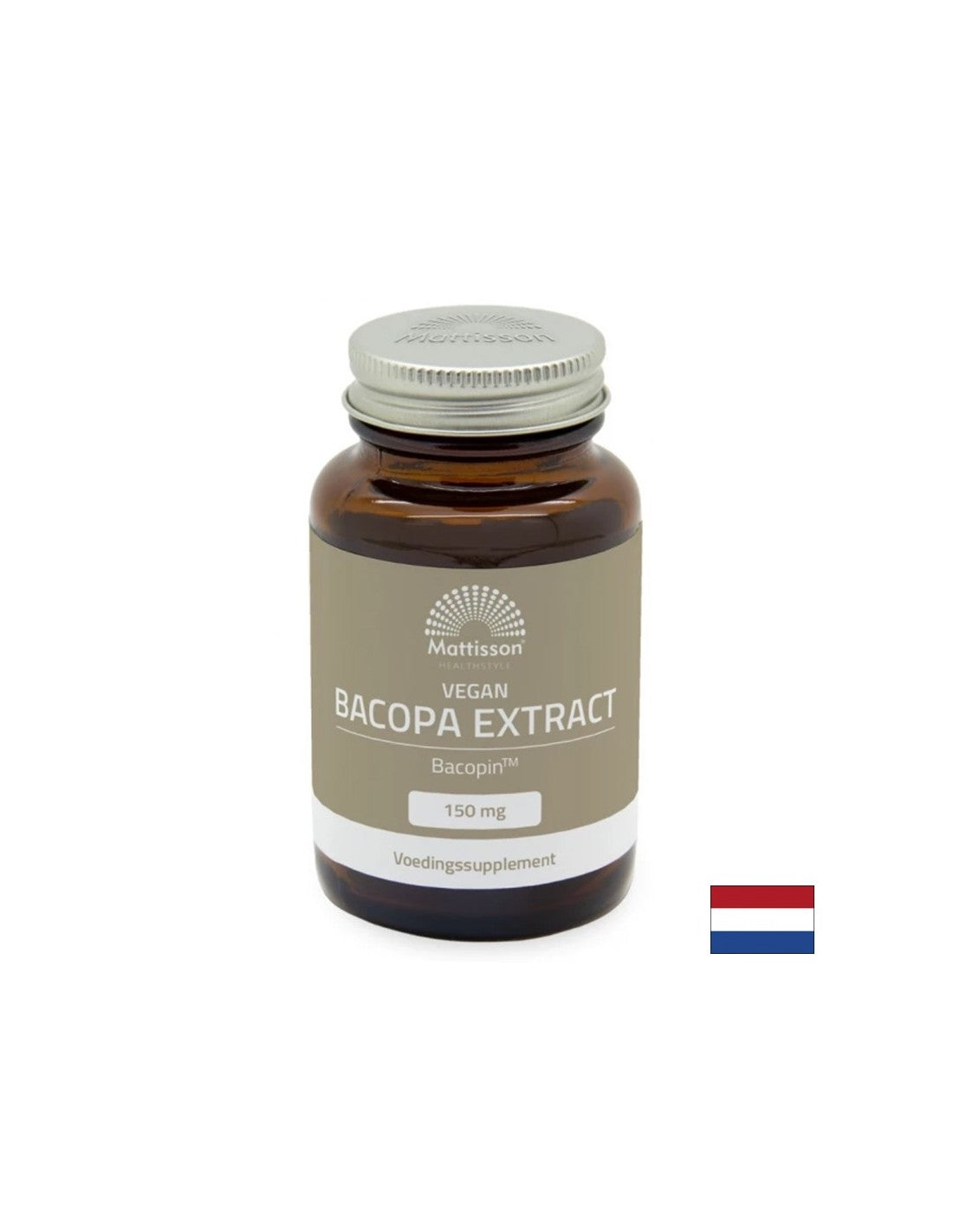 Bacopa monnieri + zinc, vitamin B12 and black pepper Bacopin™ - Concentration, memory and mental clarity, 60 capsules