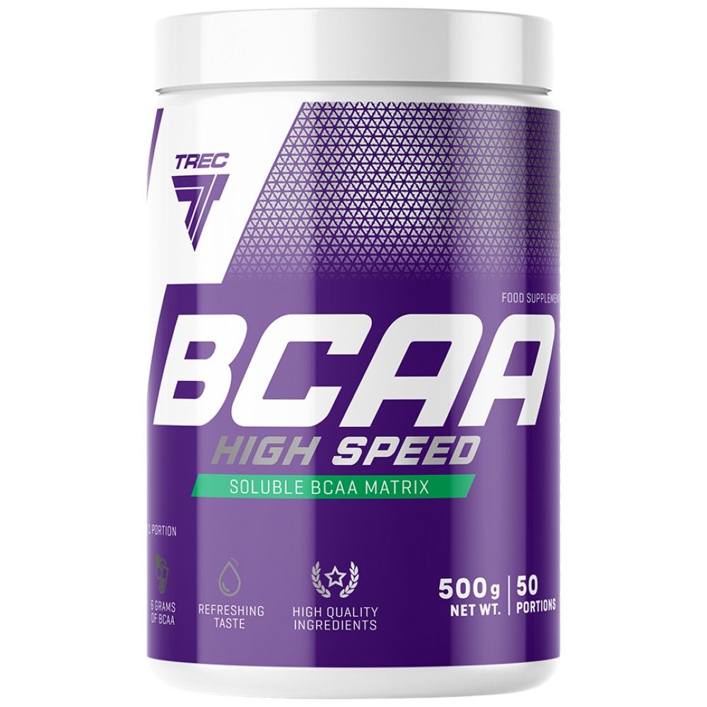 BCAA Vysoká rychlost | Rozpustná matice BCAA - 500 gramů