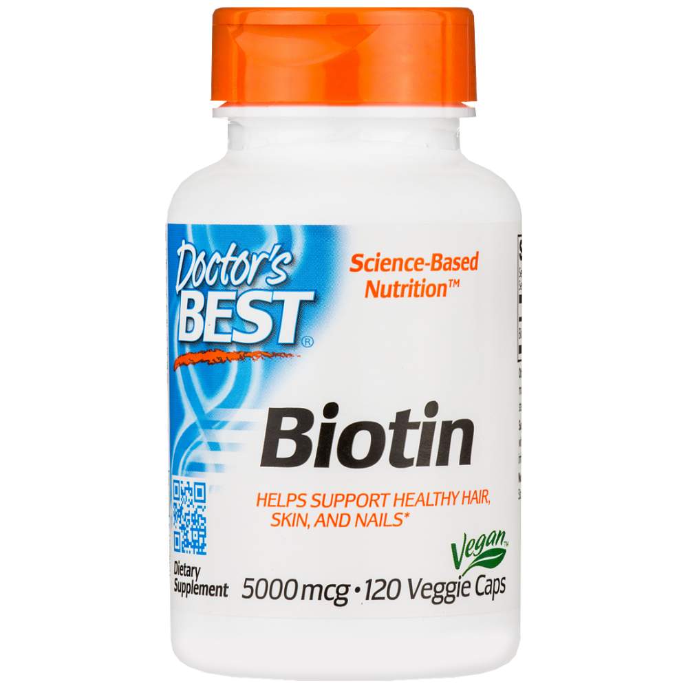 BEST Biotin 5000 mcg - 120 capsules