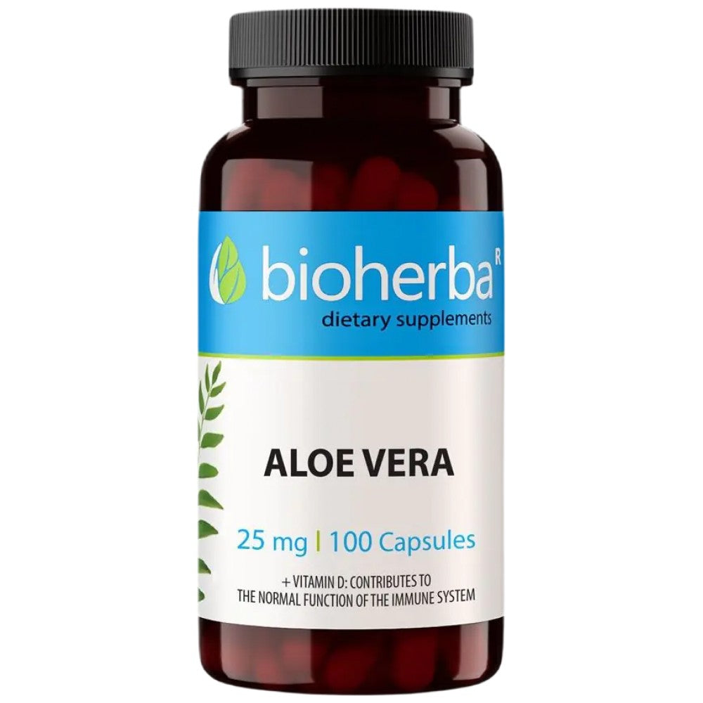 Aloe vera 25 mg - 100 cápsulas