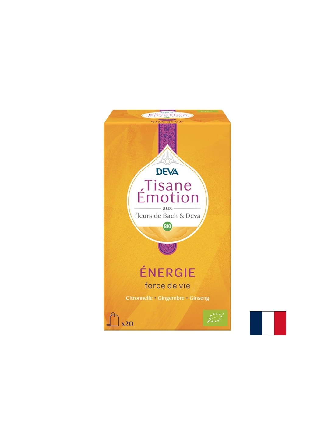 Herbal tea "Energy" (with floral elixirs according to Dr. Bach's method), 20 filter bags