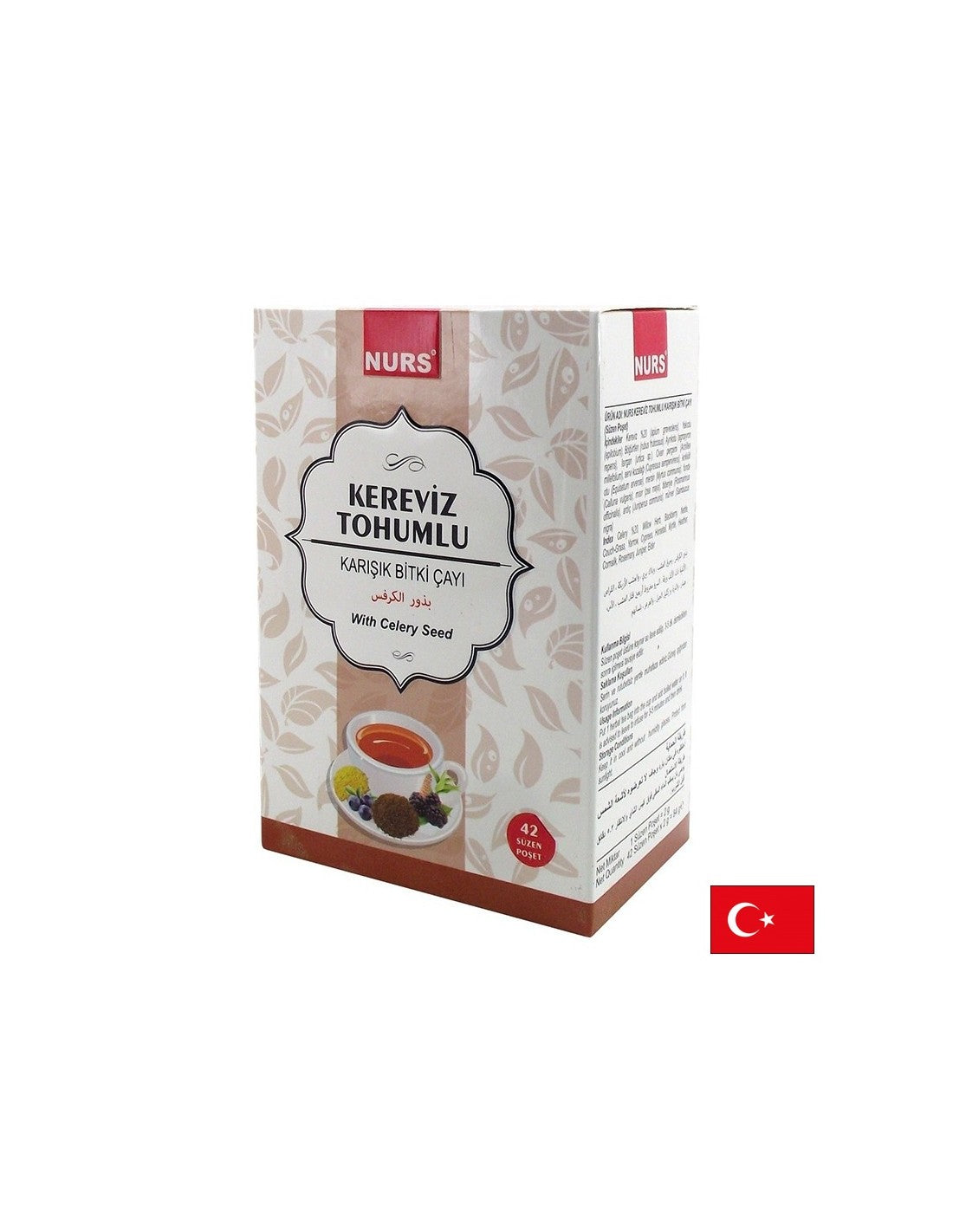 Herbal tea with celery (seeds), 42 filter bags