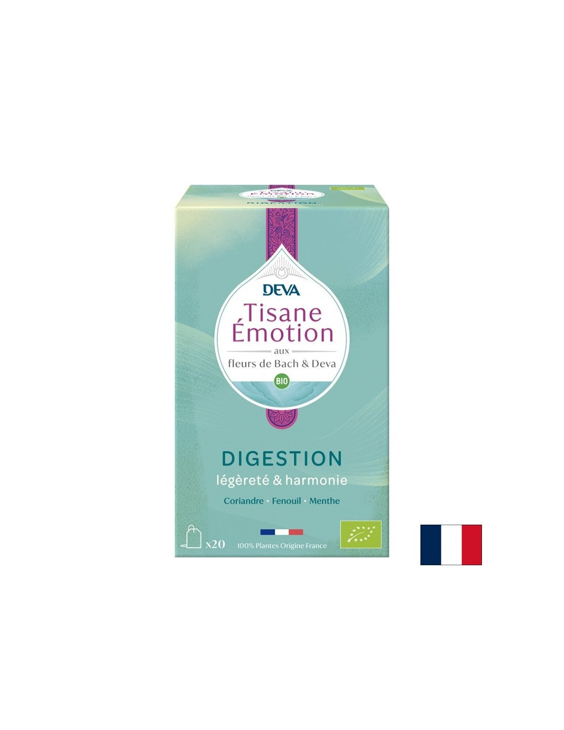 Herbal tea for good digestion (with floral elixirs according to Dr. Bach's method), 20 filter bags