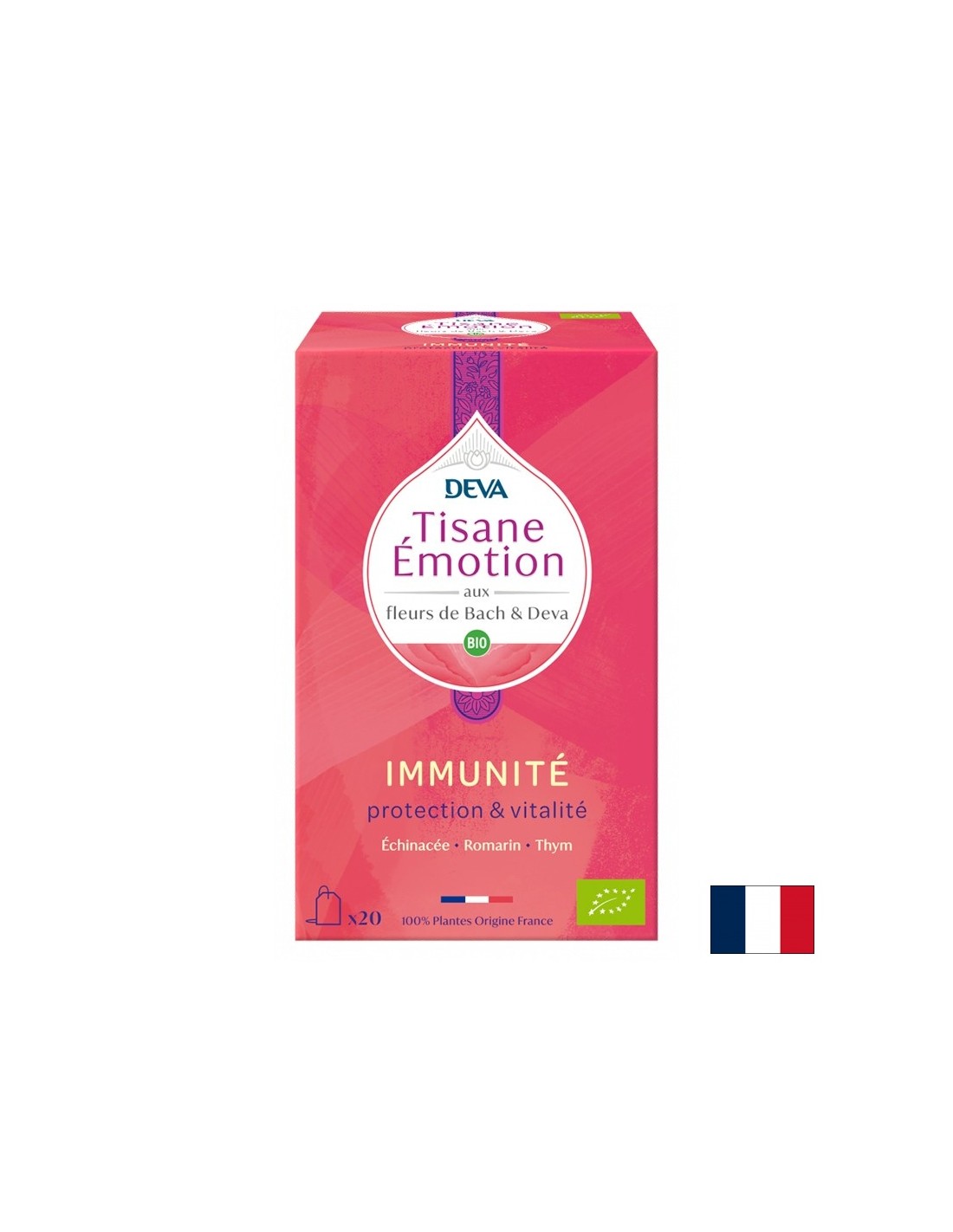 Herbal tea for immunity (with floral elixirs according to the method of Dr. Bach), 20 filter bags