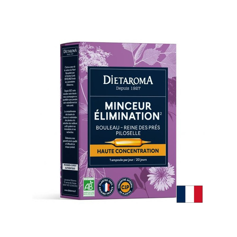 Herbal formula for weight loss (with birch, marsh marigold and mouse ears), 20 drinking ampoules