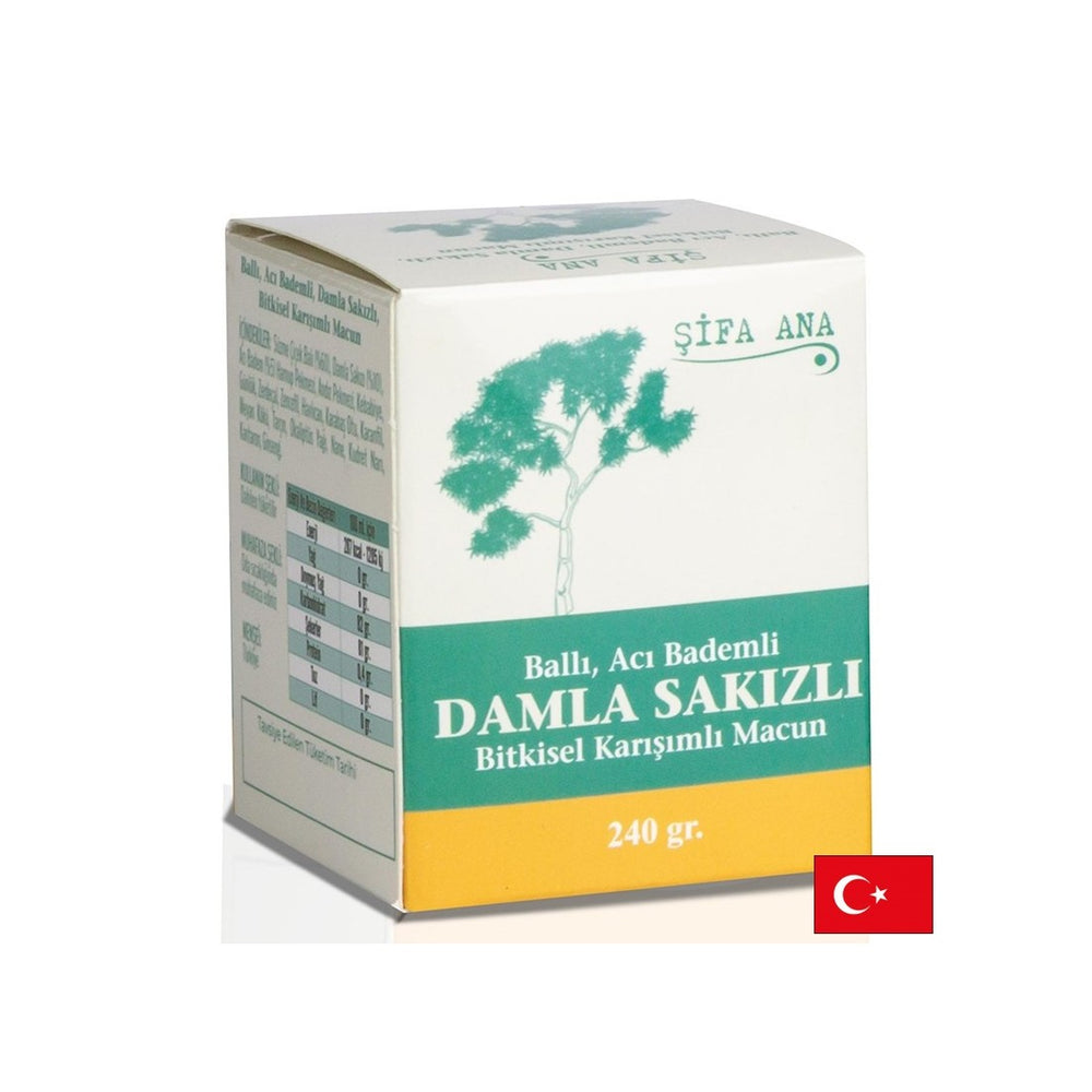 Herbal paste with honey, bitter almond and mastic oil - for good digestion, 250 g