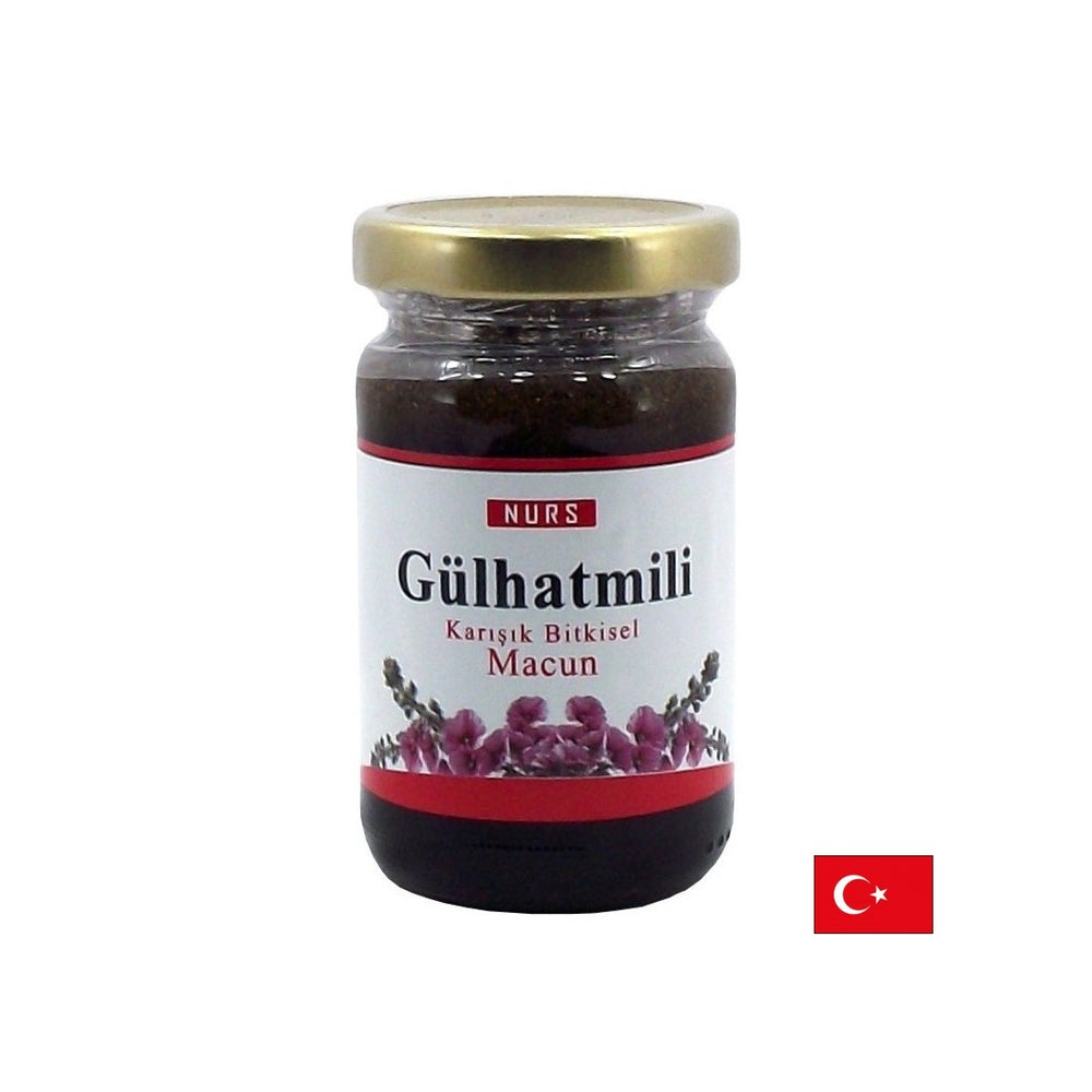Herbal paste with honey and marshmallow blossom - for coughs and sore throats, 120 g