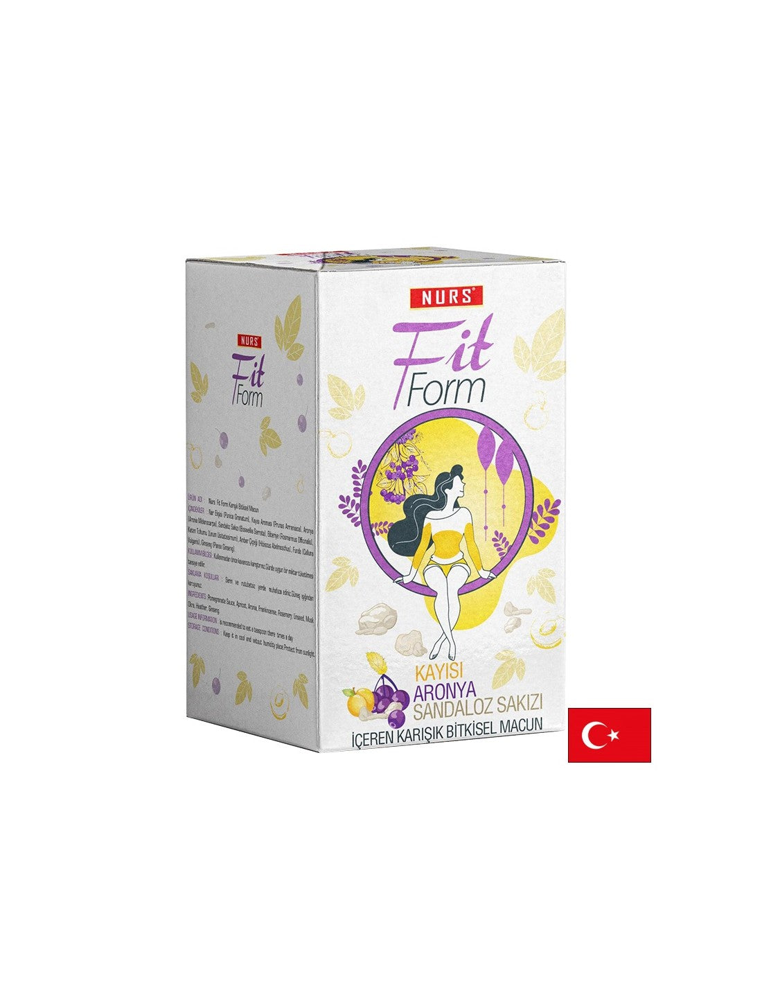 Pasta de adelgazamiento de hierbas con albaricoque, Aronia y boswellia, 400 g