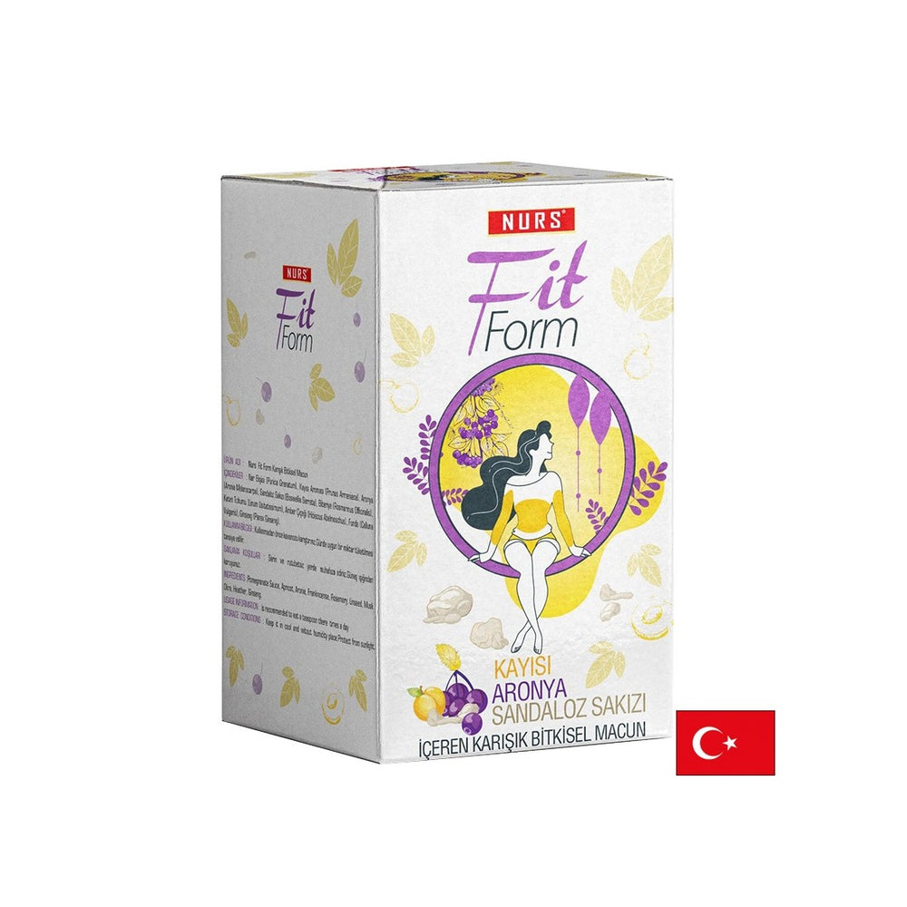 Pasta de adelgazamiento de hierbas con albaricoque, Aronia y boswellia, 400 g