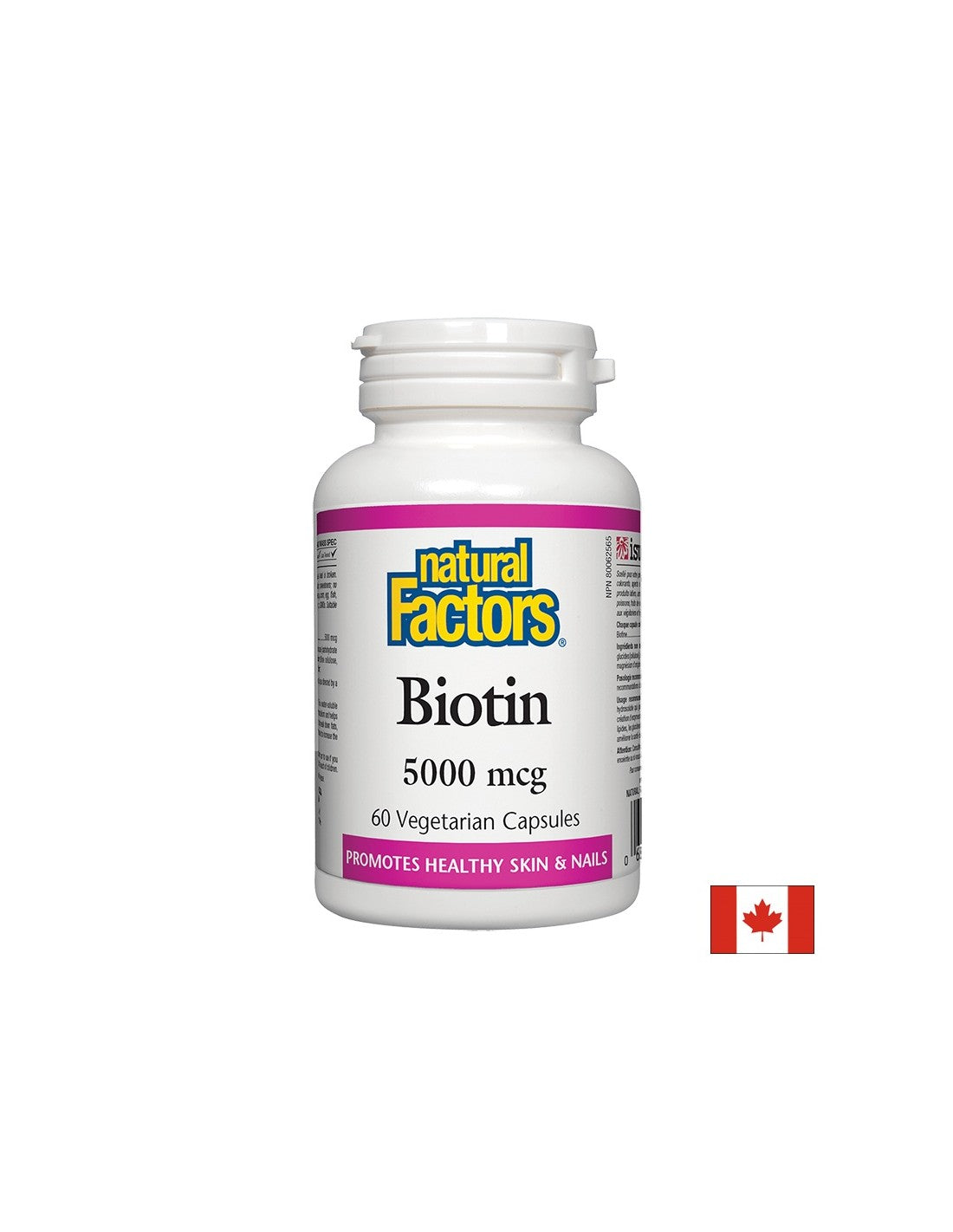 Biotin 5000 mcg - 60 capsules