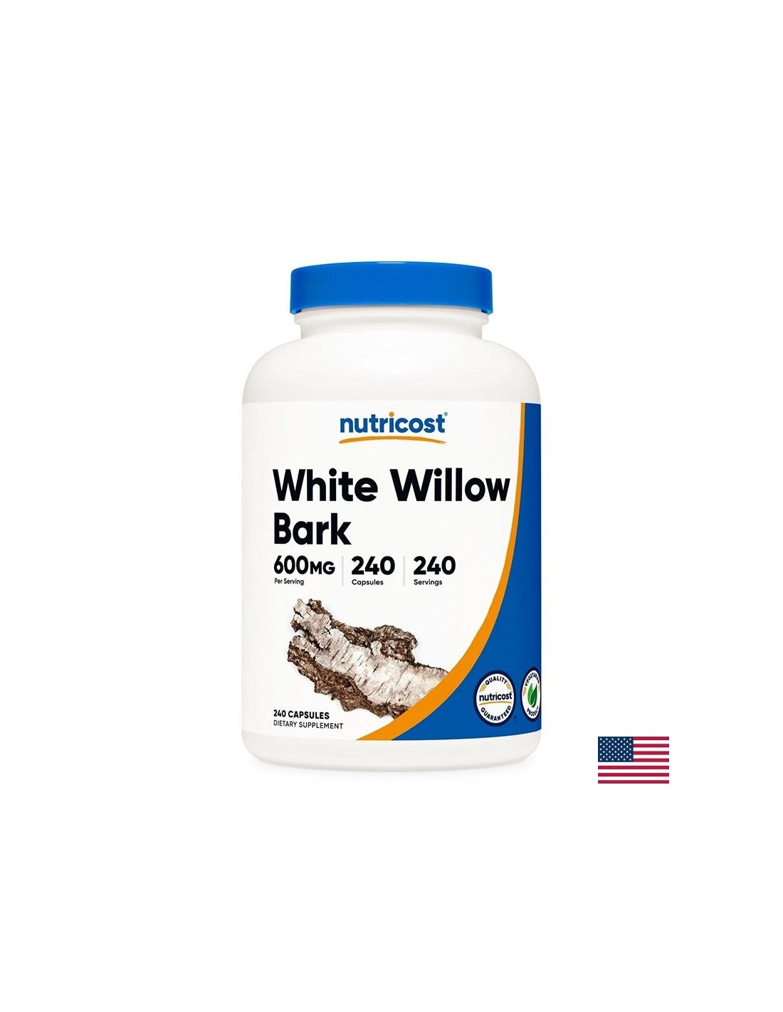 Pain and inflammation - White willow (bark), 600 mg x 240 capsules