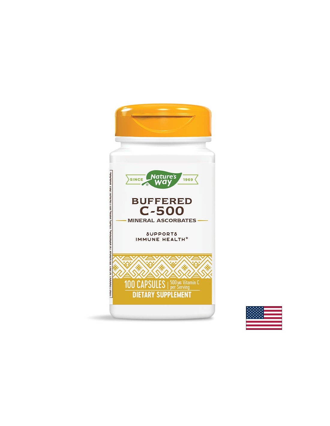 Buforowana witamina C 500 mg - 100 kapsułek