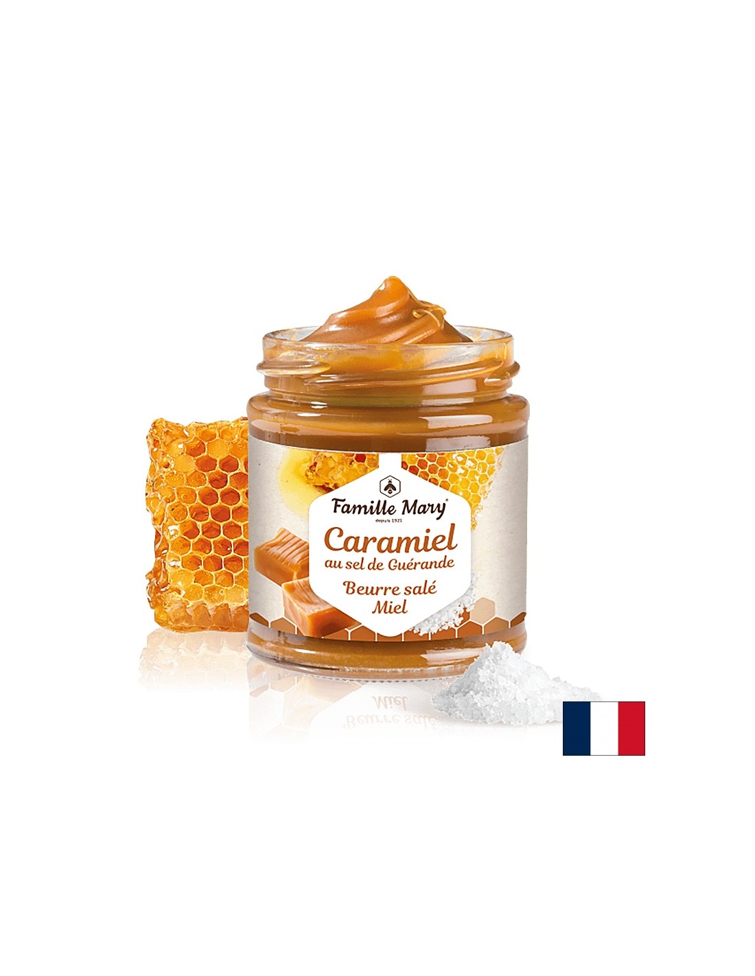 Butter caramel cream with honey and sea salt, 200 g