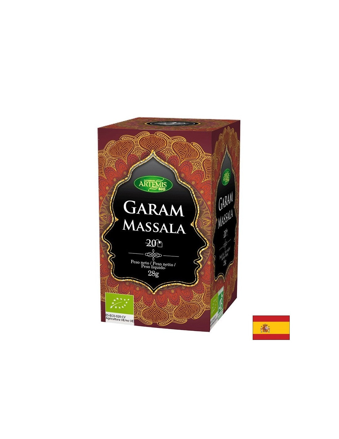 Organic Garam Masala tea, 20 filter bags