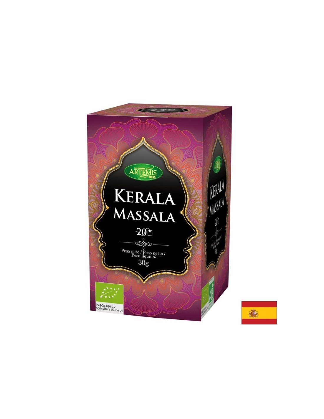 Organic Kerala Masala Tea - Kerala Masala, 20 filter bags