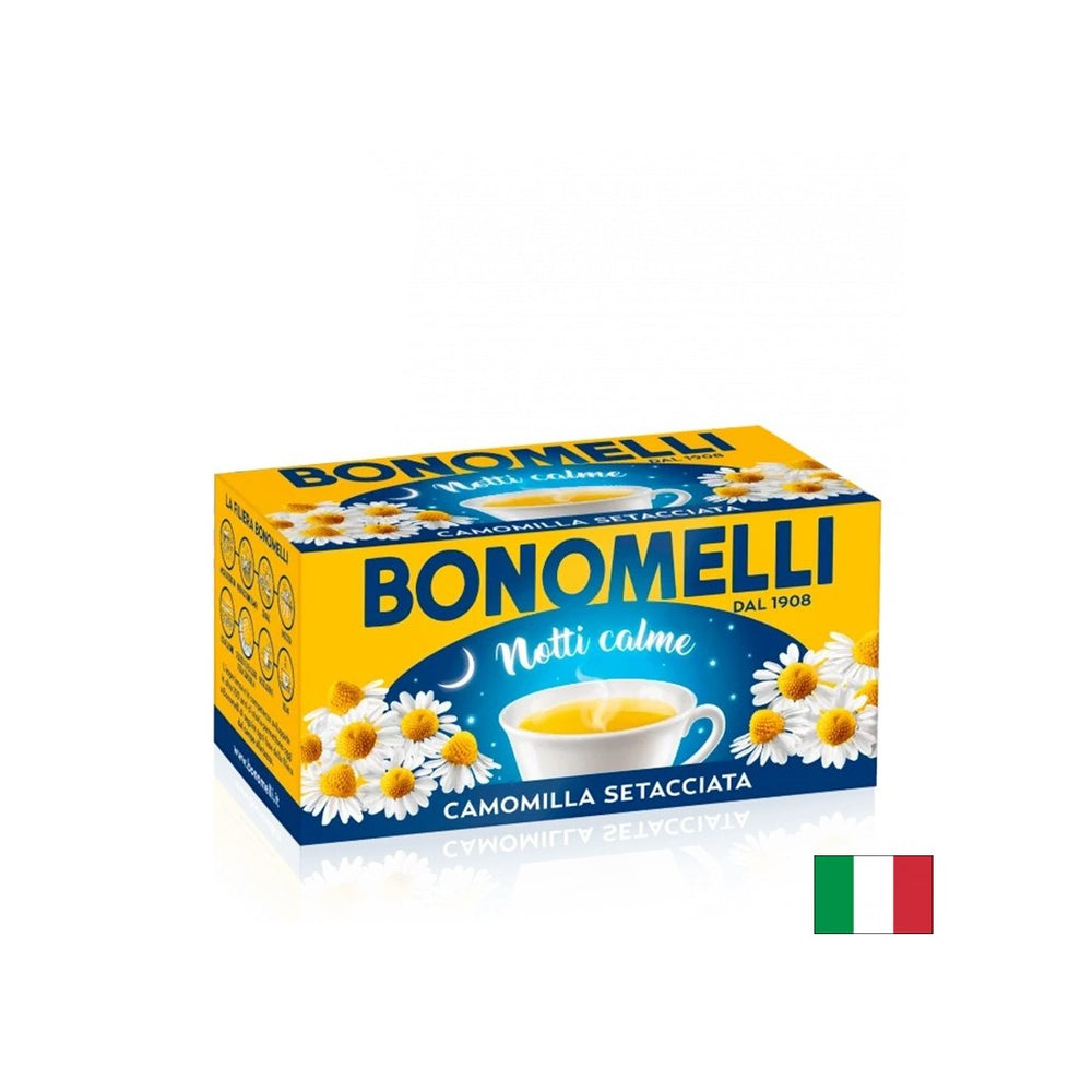 Finely sieved chamomile tea - delicate taste and natural soothing, 18 filter bags