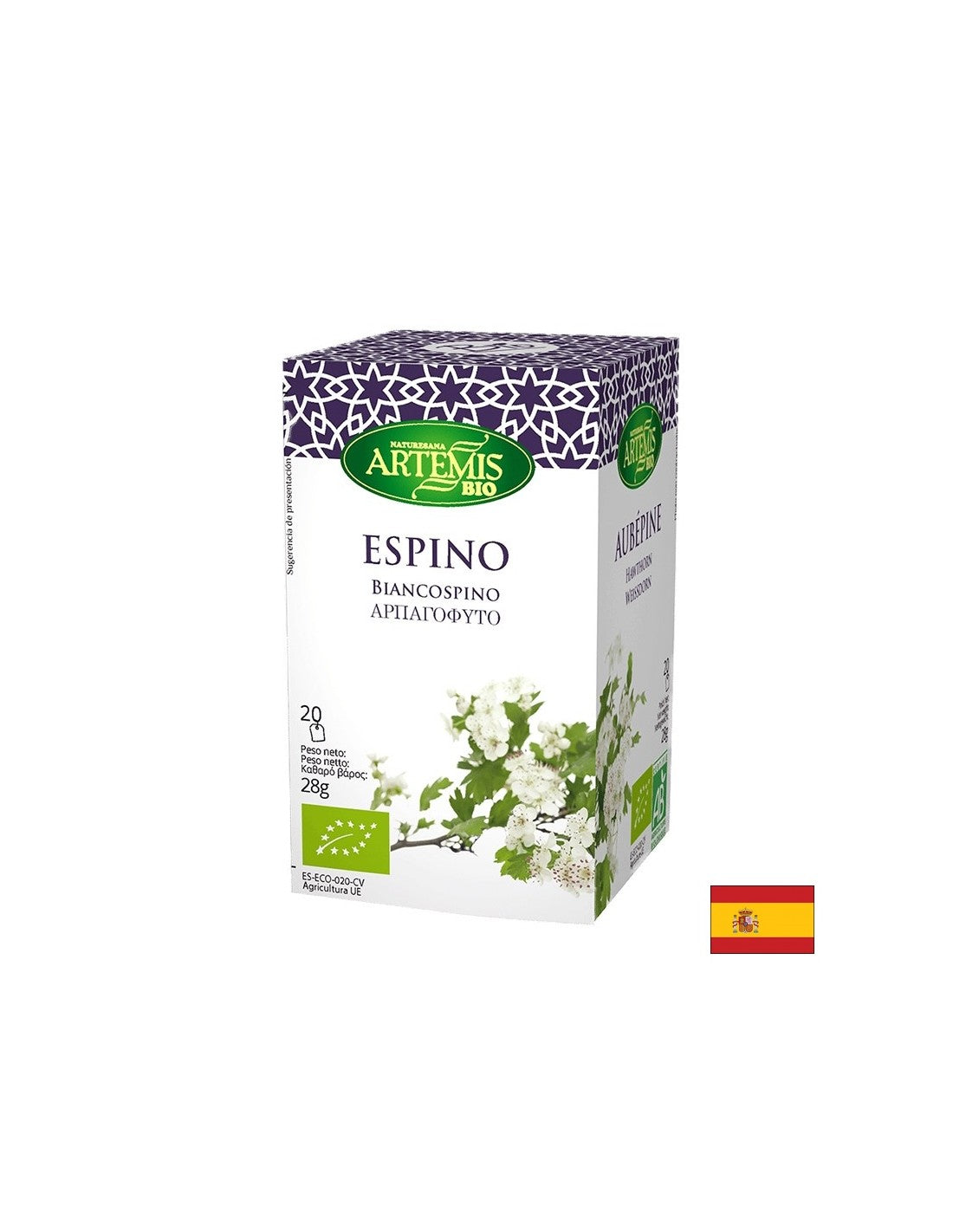 Organic Hawthorn tea, 20 filter bags