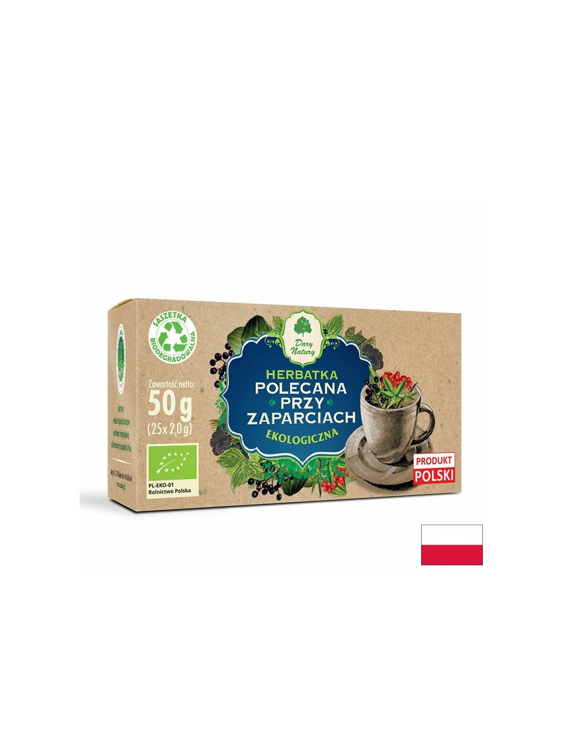 Tea székrekedéshez (székrekedés) bio, 25 szűrőzsák