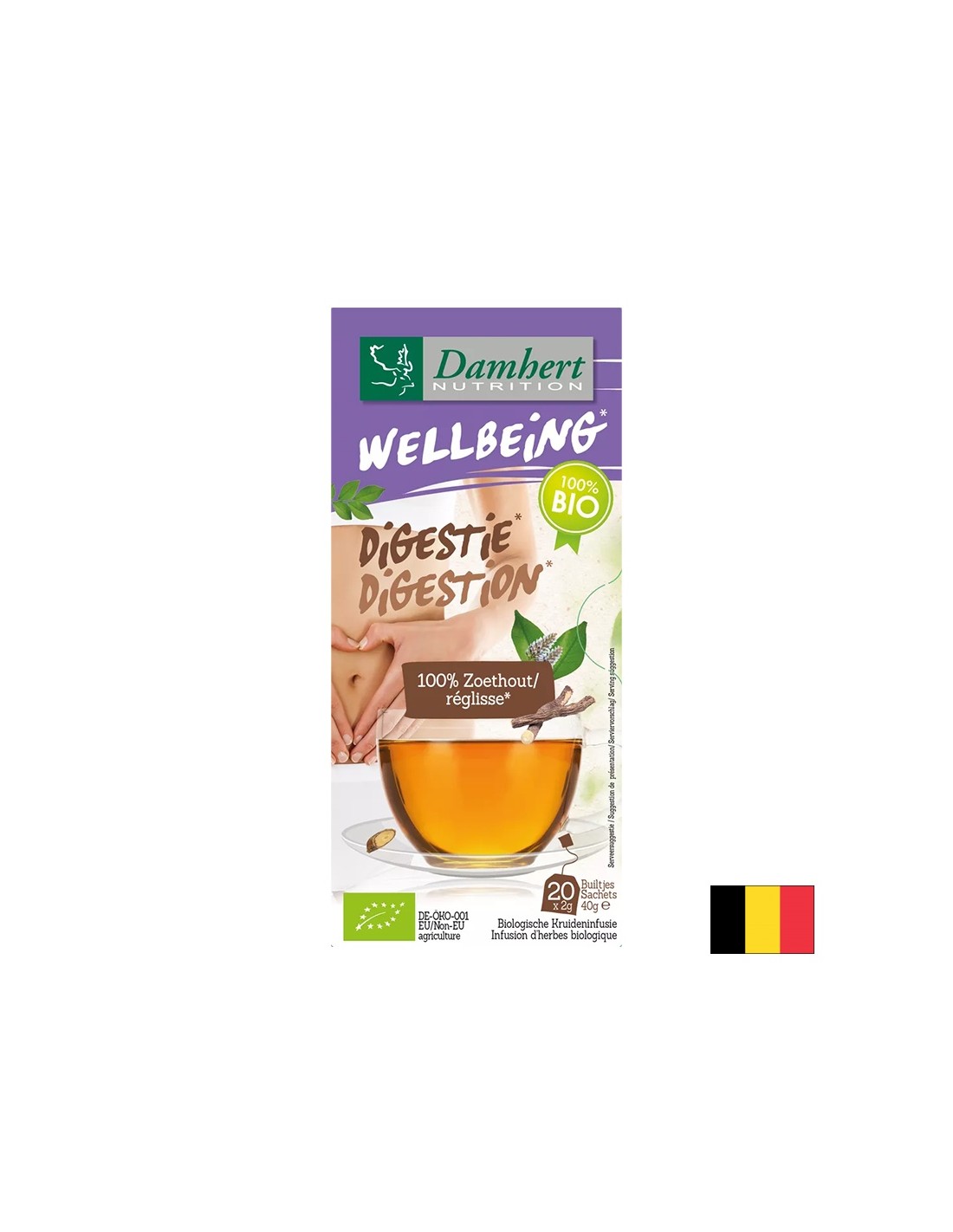 Digestive tea (liquorice) BIO, 20 filter bags