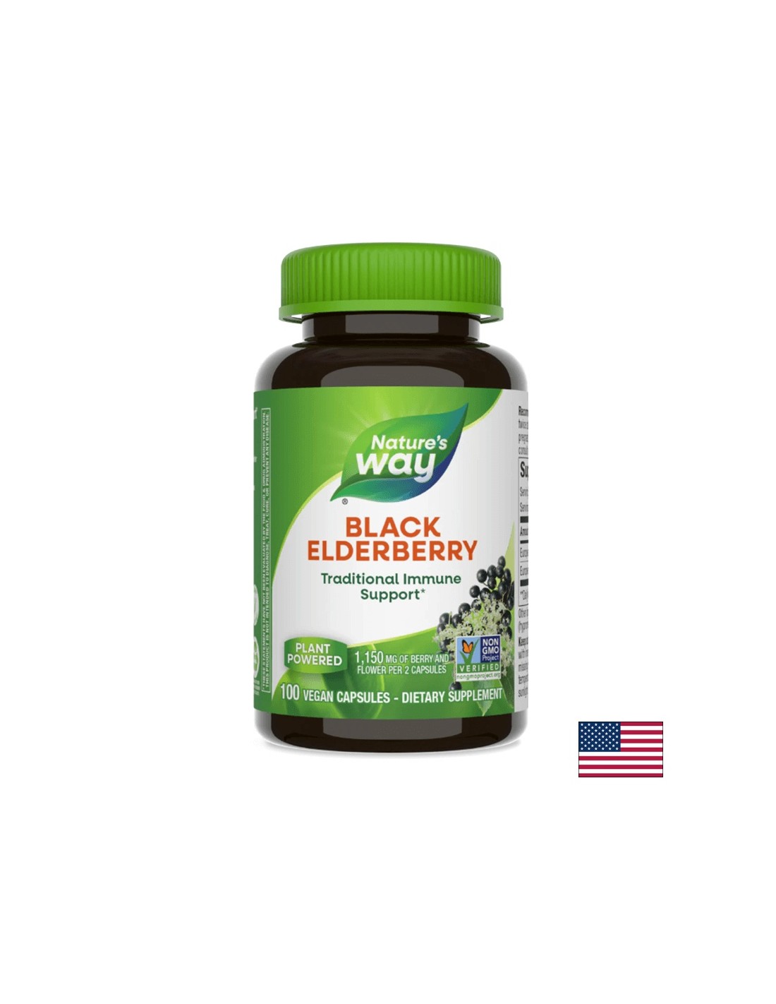 Black Elderberry 575 mg - 100 capsules